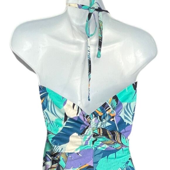 Patagonia Skirt Dress $99 Kamala Convertible Woman’s M Blue Feather Tropical - Picture 5 of 11